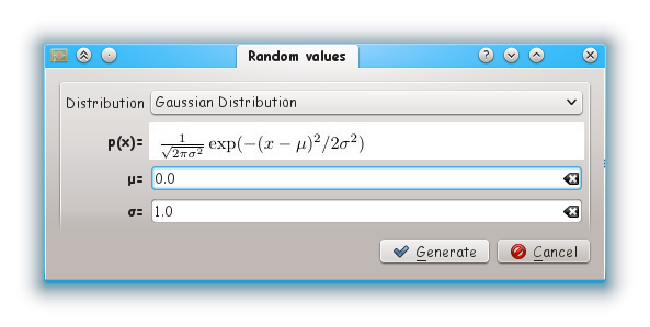 generate random values