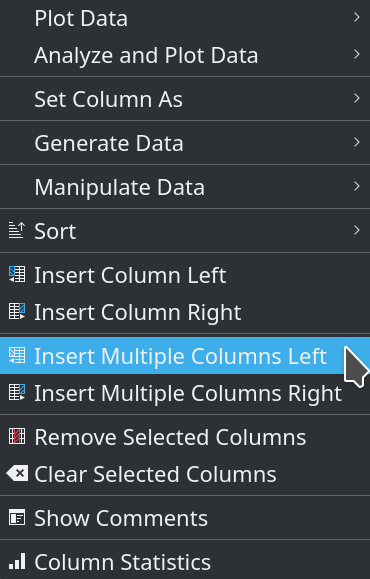 Add Multiple Columns